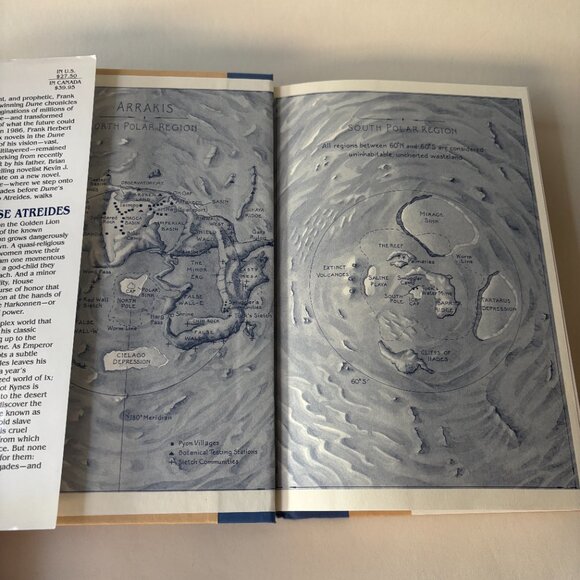 Dune: House Atreides by Brian Herbert & Kevin J. Anderson Hardcover Vintage '99 - Picture 4 of 7